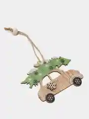 Ёлочная игрушка из дерева