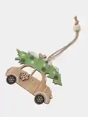Ёлочная игрушка из дерева