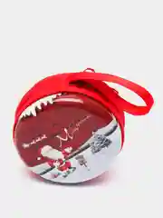 Алый кошелек детский, новогодний принт