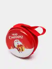 Красный кошелек детский, новогодний принт