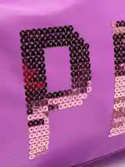 Фиолетовый сумка спортивная женская Pink  для фитнеса
