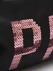 Черный сумка спортивная женская Pink  для фитнеса
