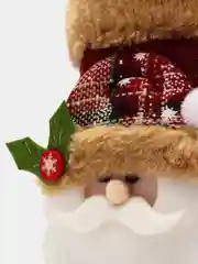 Алый чехол новогодний на бутылку