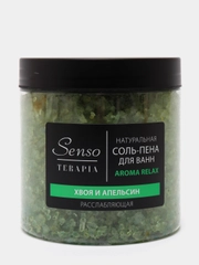 Соль-пена для ванн Senso Terapia - расслабляющая AROMA RELAX, Хвоя и апельсин, 560 г