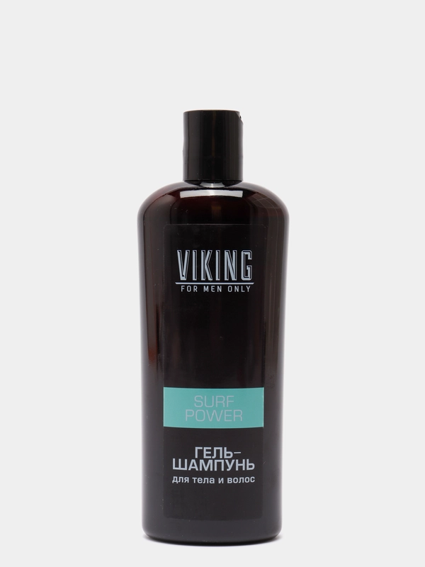 Мужской гель-шампунь для душа 2в1 "Viking" - Surf power, 300 мл