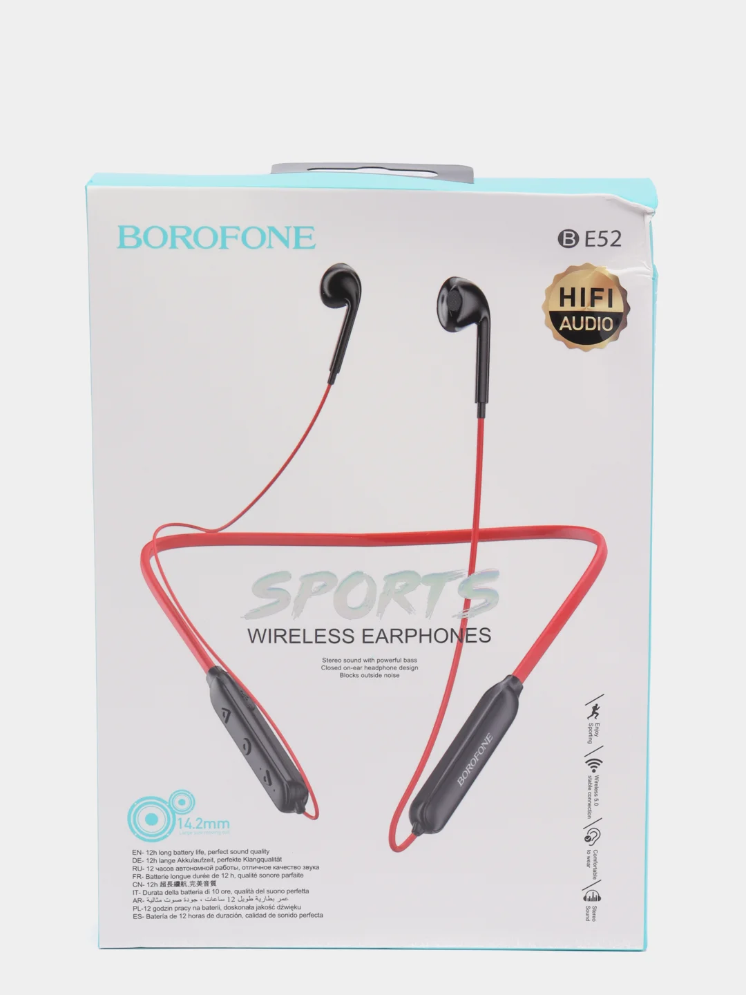 Красный беспроводные наушники Borofone BE52