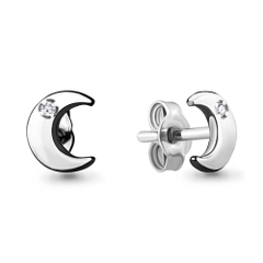 Серьги гвоздики из серебра