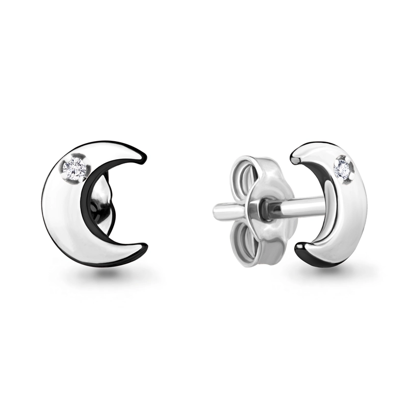 Серьги гвоздики из серебра