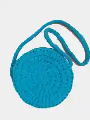 Лазурный круглая сумка ручной работы