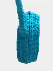 Лазурный круглая сумка ручной работы