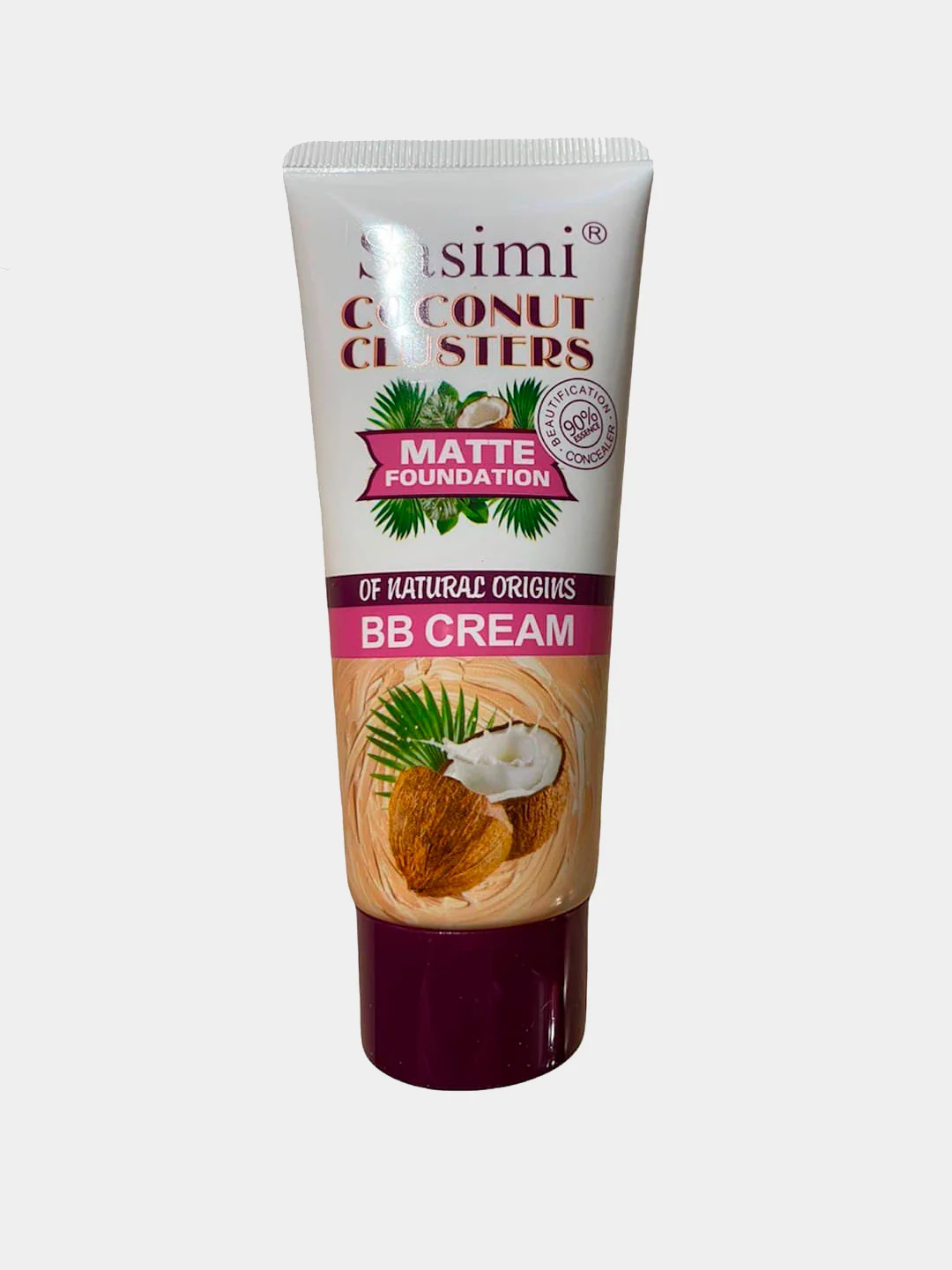 Белый bb крем для лица Sasimi Matte Foundation/ Тональный крем 70 мл