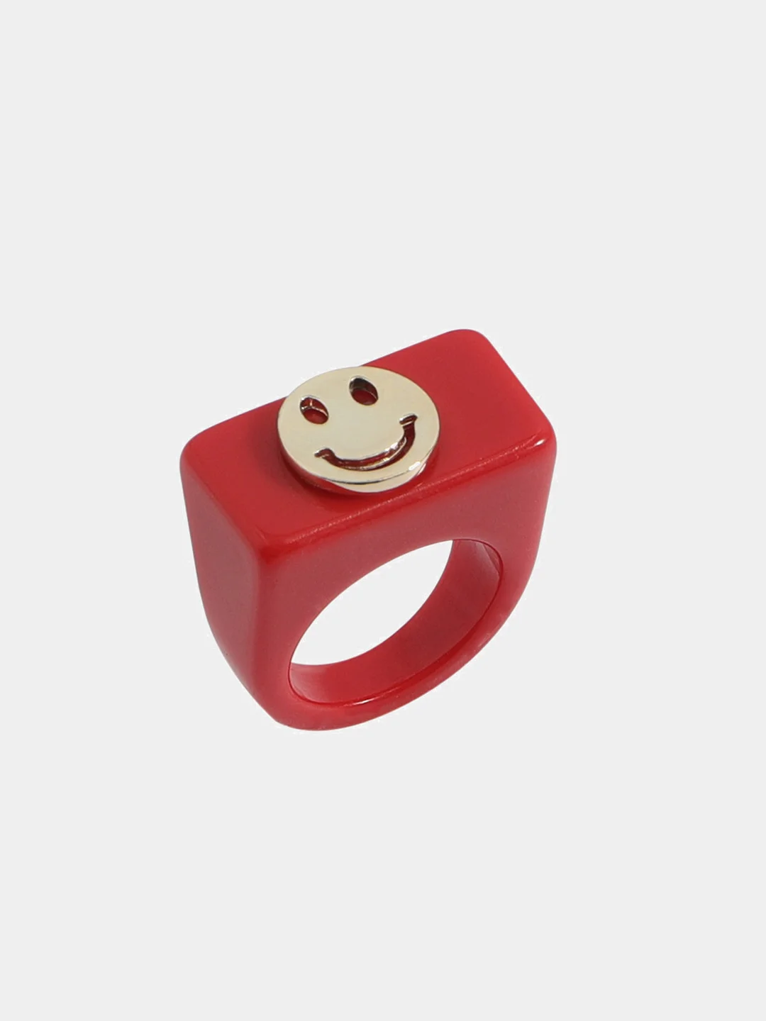 Красный кольцо "Smile"