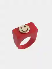 Красный кольцо "Smile"