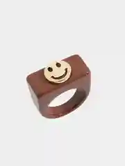 Коричневый кольцо "Smile"