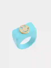 Голубой кольцо "Smile"