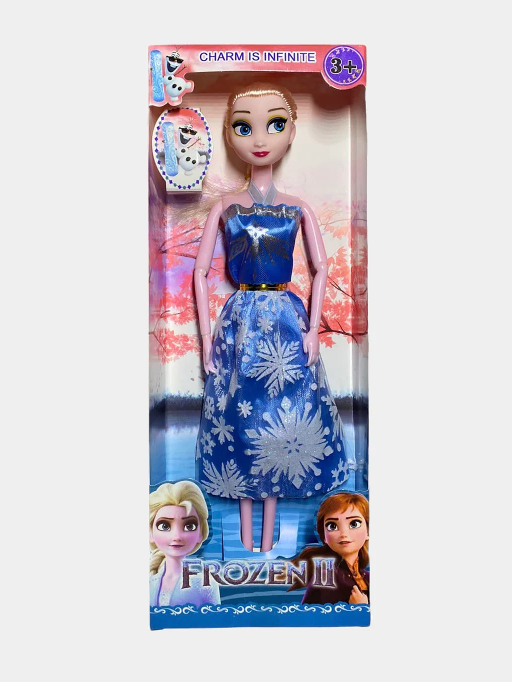 Светло-синий кукла Frozen холодное сердце