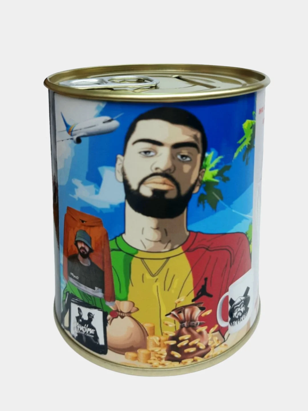 Копилка для денег, монет и купюр "Мияги"