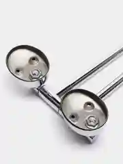 Держатель для полотенец поворотный "2 рога", цвет хром. Accoona A11009-2