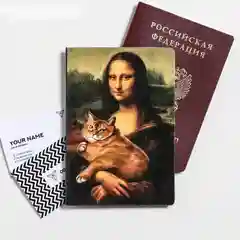 Зелёный хаки обложка для паспорта