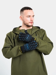 Перчатки "Зима" двойные, с ПВХ