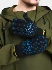 Перчатки "Зима" двойные, с ПВХ
