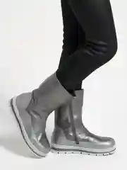 Сапоги для девочек, зимние, натуральная кожа, Юничел