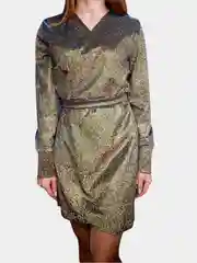 Голубой женское платье, новогоднее
