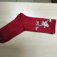 Алый носки  плотные хлопковые