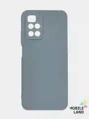 Серый меланж чехол для Redmi 10, силиконовый, с поверхностью soft touch
