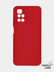 Красный чехол для Redmi 10, силиконовый, с поверхностью soft touch