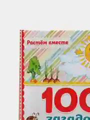Книга в твёрдом переплёте 100 загадок, 48 стр