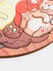 Развивающая головоломка "Коты", из дерева