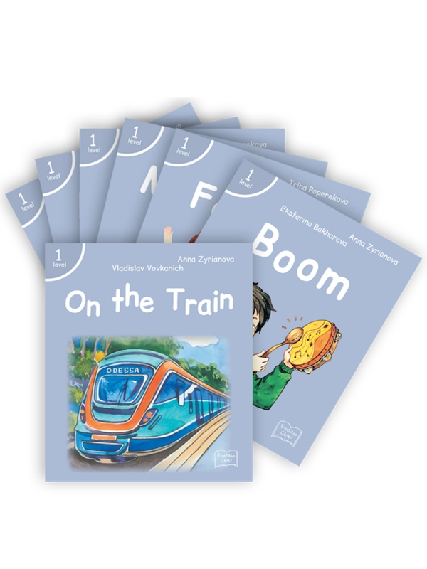 Детские книги на английском языке. 1 level, 7 books. First reading. Stories