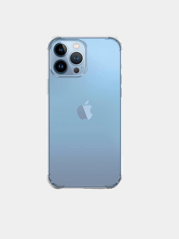 Чехол на Apple iPhone 13 Pro Max противоударный силиконовый прозрачный