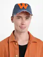 Морской джинсовая бейсболка "W"