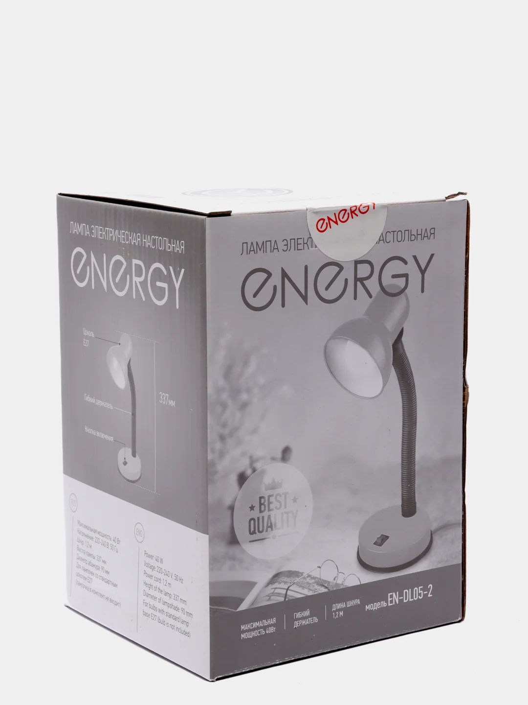 Лампа электрическая настольная ENERGY EN-DL05-2 красная 366017