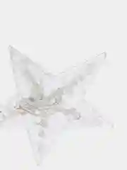 Небесно-голубой светодиодная новогодняя LED гирлянда, звезды