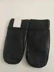 Черный рукавицы(врежки) из натуральной овчины , 3 цвета