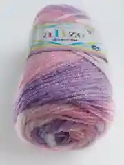 Розовый пряжа Alize Sekerim Bebe batik (Ализе Шекерим Беби батик)