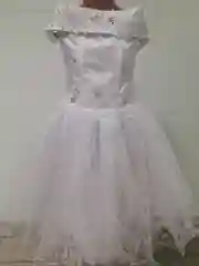 Белый платье бальное праздничное пышное нарядное  Новогоднее на корсете для девочек, 2-5лет