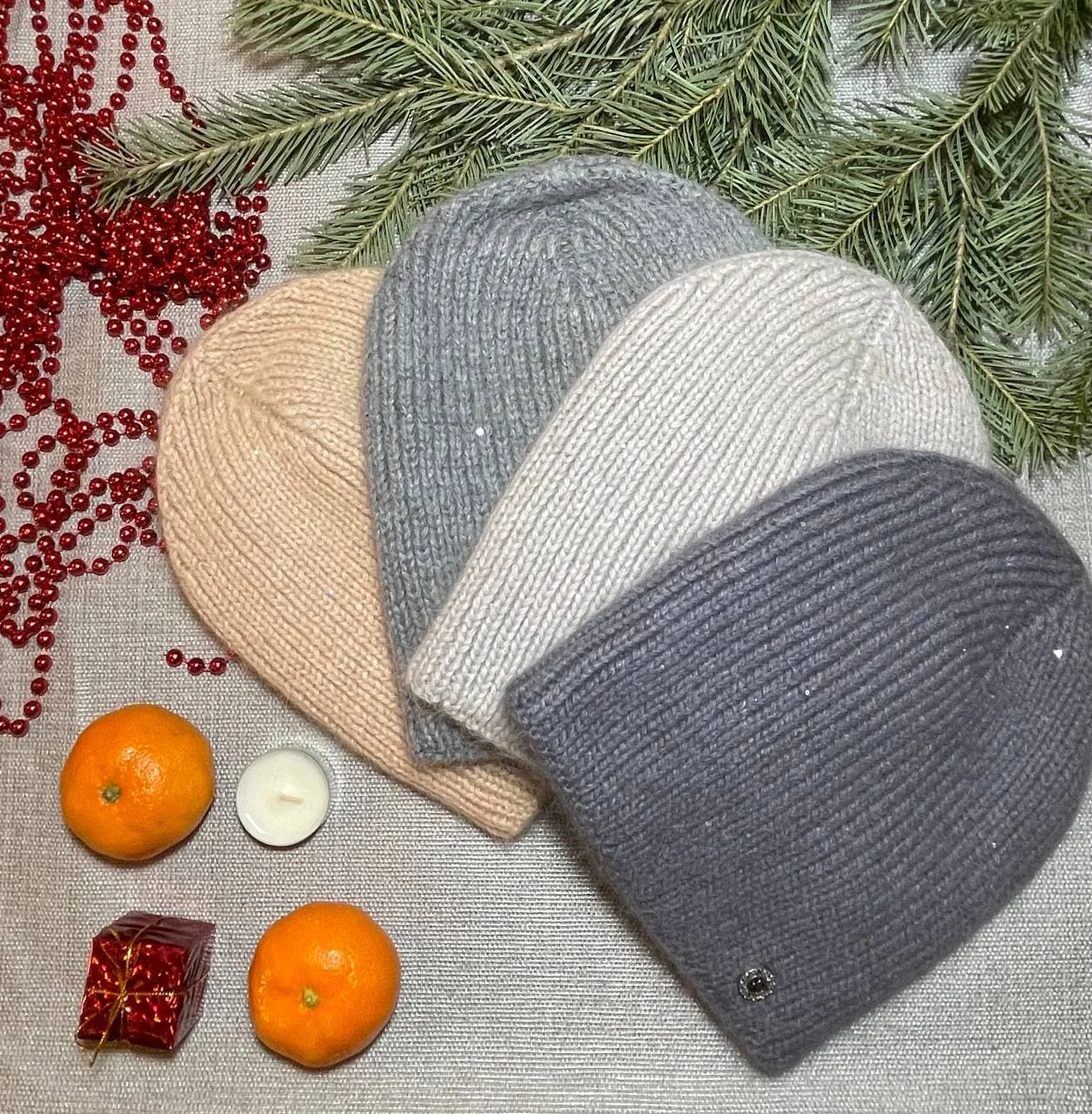 Бежевый шапки/ Шапки Женские/ Шапки зимние