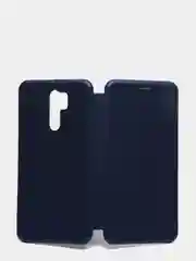 Синий чехол-книжка Xiaomi Redmi 9 (Сяоми Редми 9)