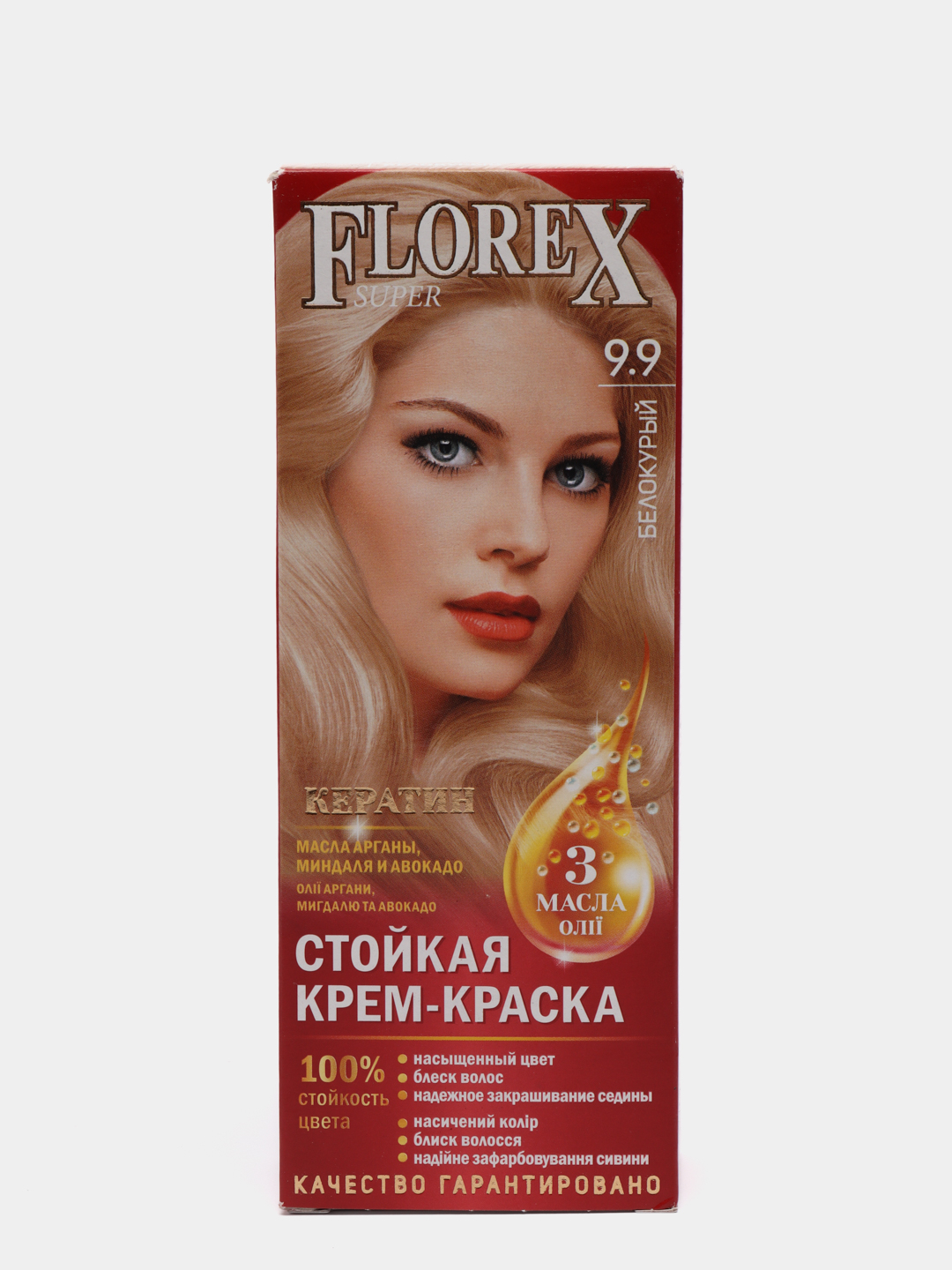 Краска для волос Florex Super, разные оттенки купить по цене 195 ₽ в  интернет-магазине Магнит Маркет