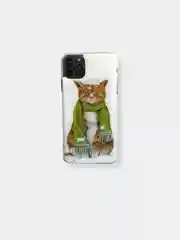 Алый чехол накладка c новогодним рисунком принтом картинкой для iPhone 11 pro max 11 pro xs max