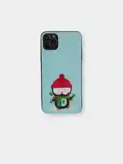 Алый чехол накладка c новогодним рисунком принтом картинкой для iPhone 11 pro max 11 pro xs max