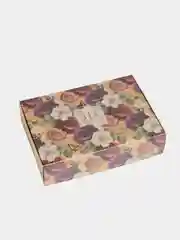 Бирюзовый коробка складная крафтовая, 21 х 15 х 5 см, 4 вида