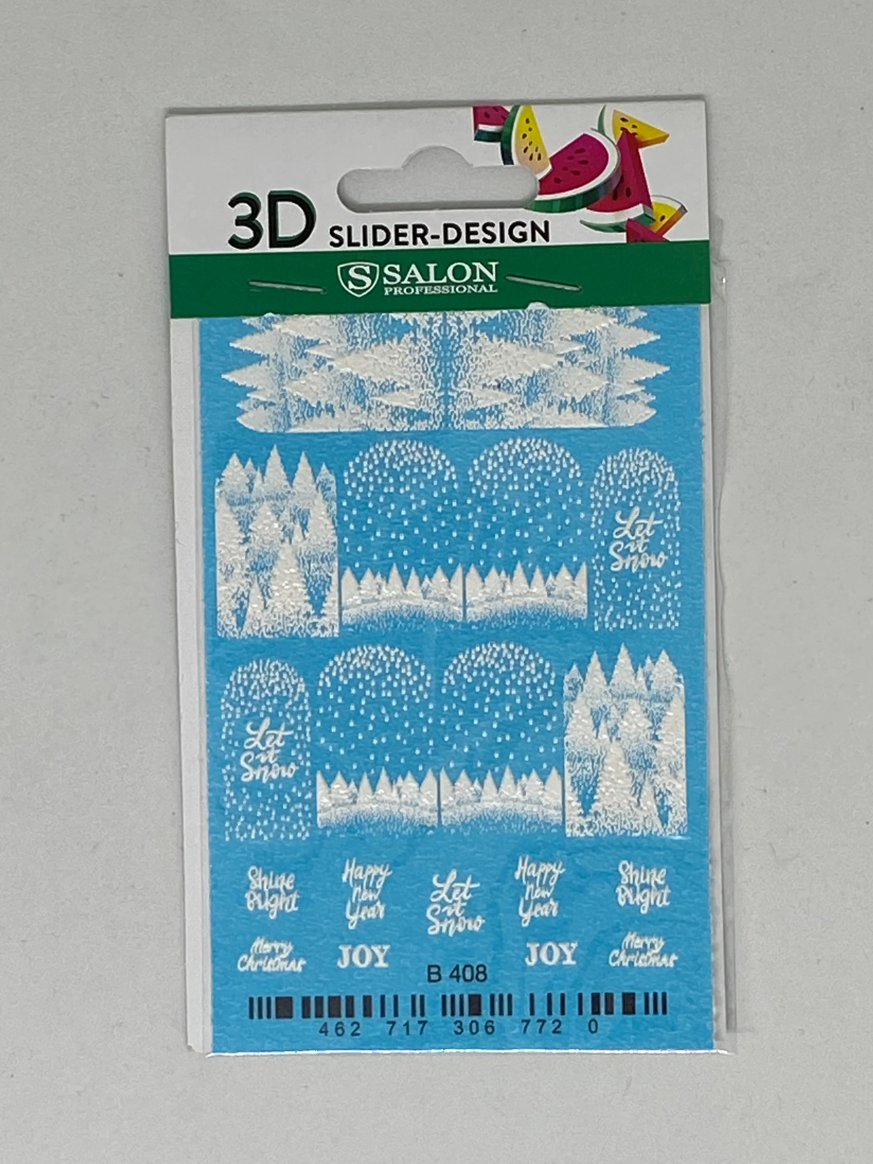 Вишнёвый слайдер на любой фон для дизайна ногтей 3D