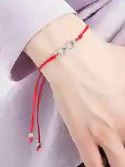 Серебряный браслет на руку с подвеской