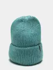 Бирюзовый шапка женская с флисом
