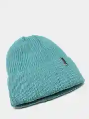 Бирюзовый шапка женская с флисом